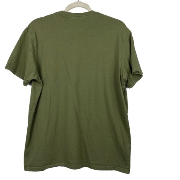 COLUMBIA and Eddie Bauer green t-shirt bundle size large henley style - Picture 5 of 9